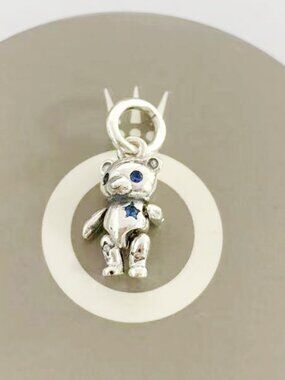 Pandora Movable Teddy Bear Dangle Charm